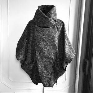 🆕Like All-Saints / Free People Cape Poncho Coat